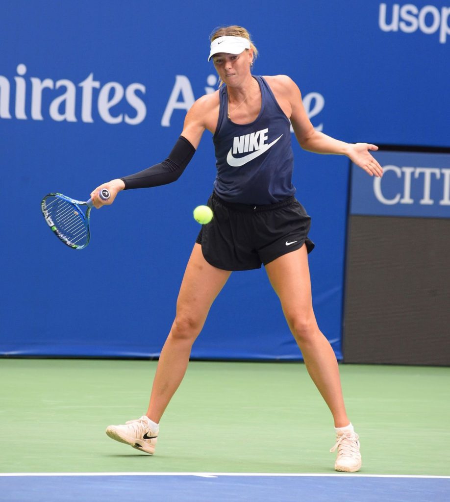 Maria Sharapova Images At Tennis Court