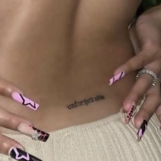 Small Lower Back Tattoos For Women