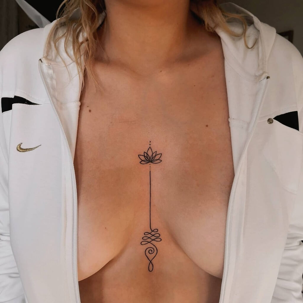 small chest tattoos for women