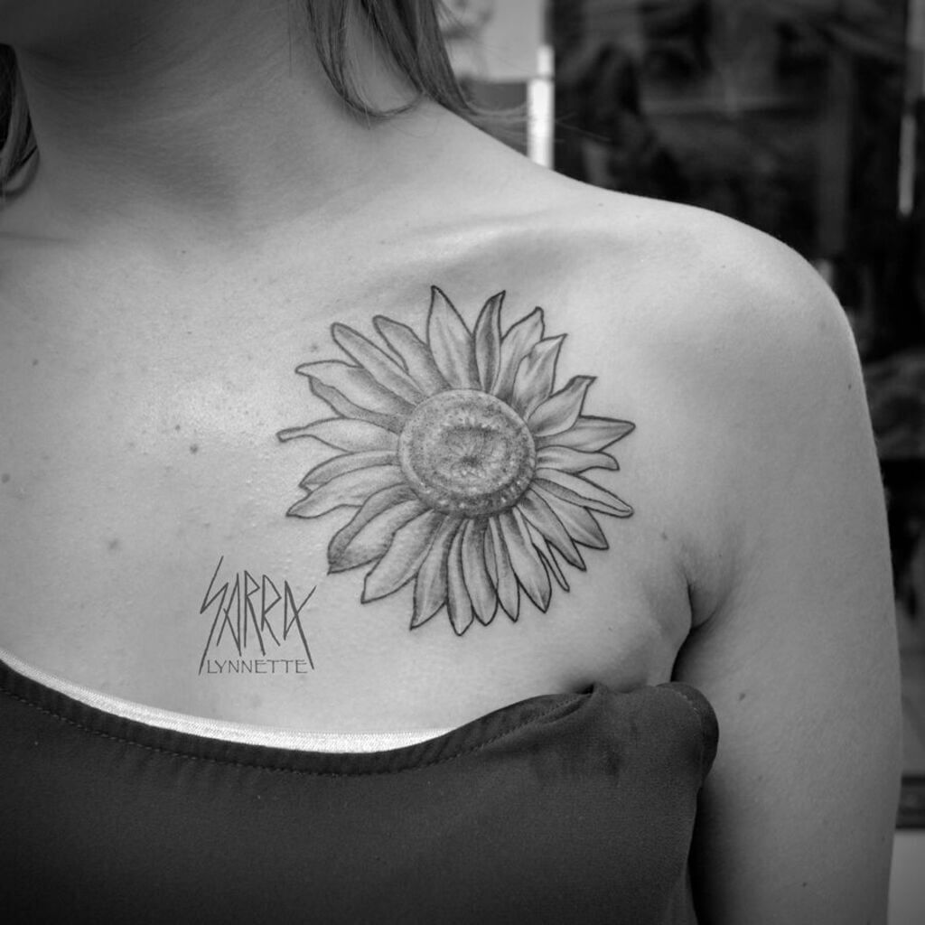 girly female chest tattoos