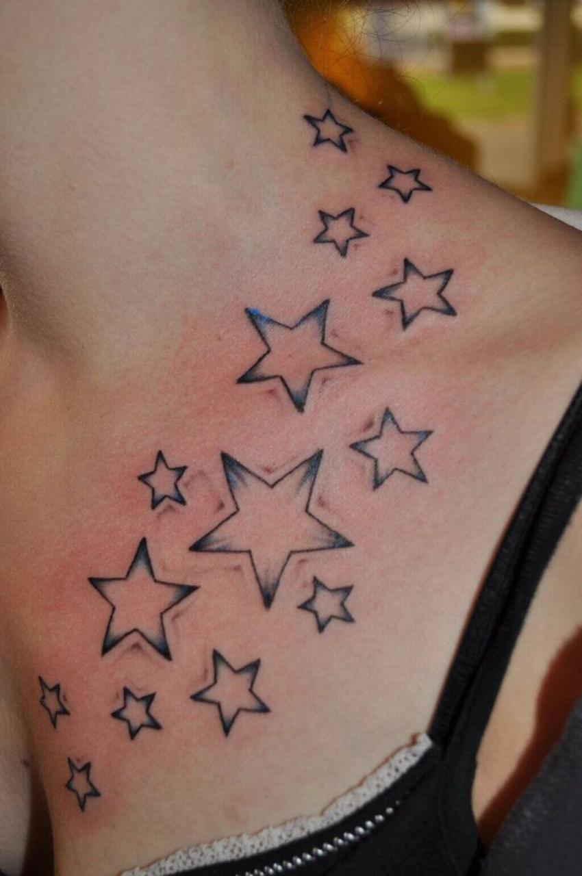 cute side chest tattoos for females