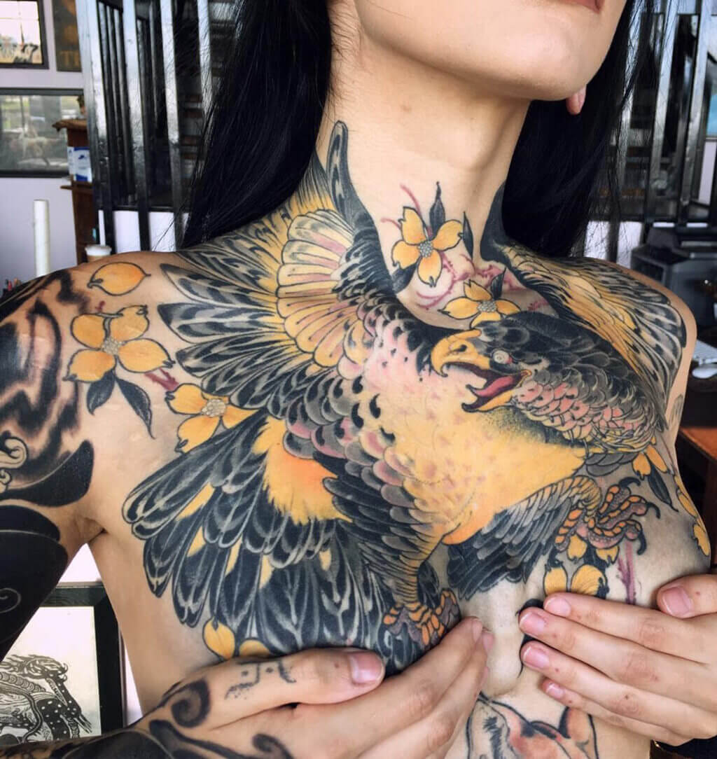 breast tattoos