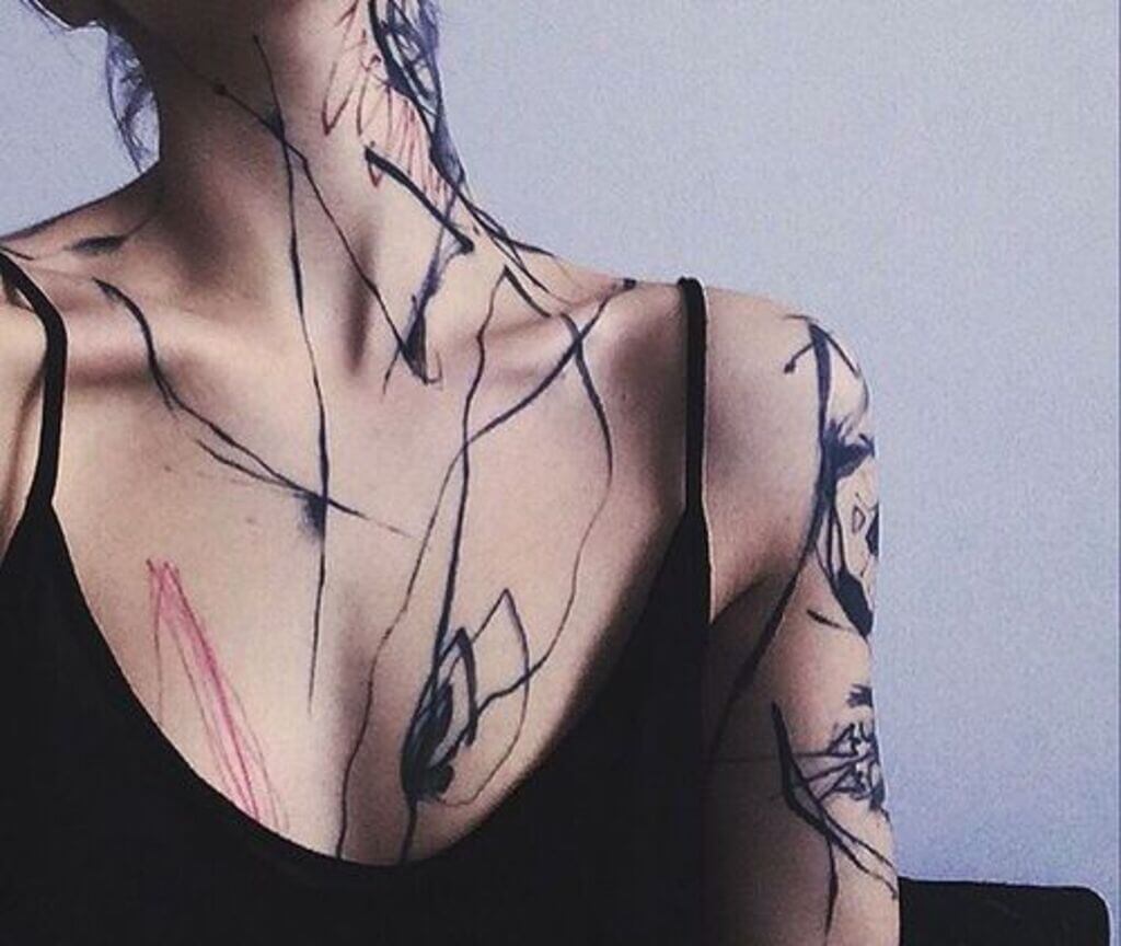 female chest tattoo ideas