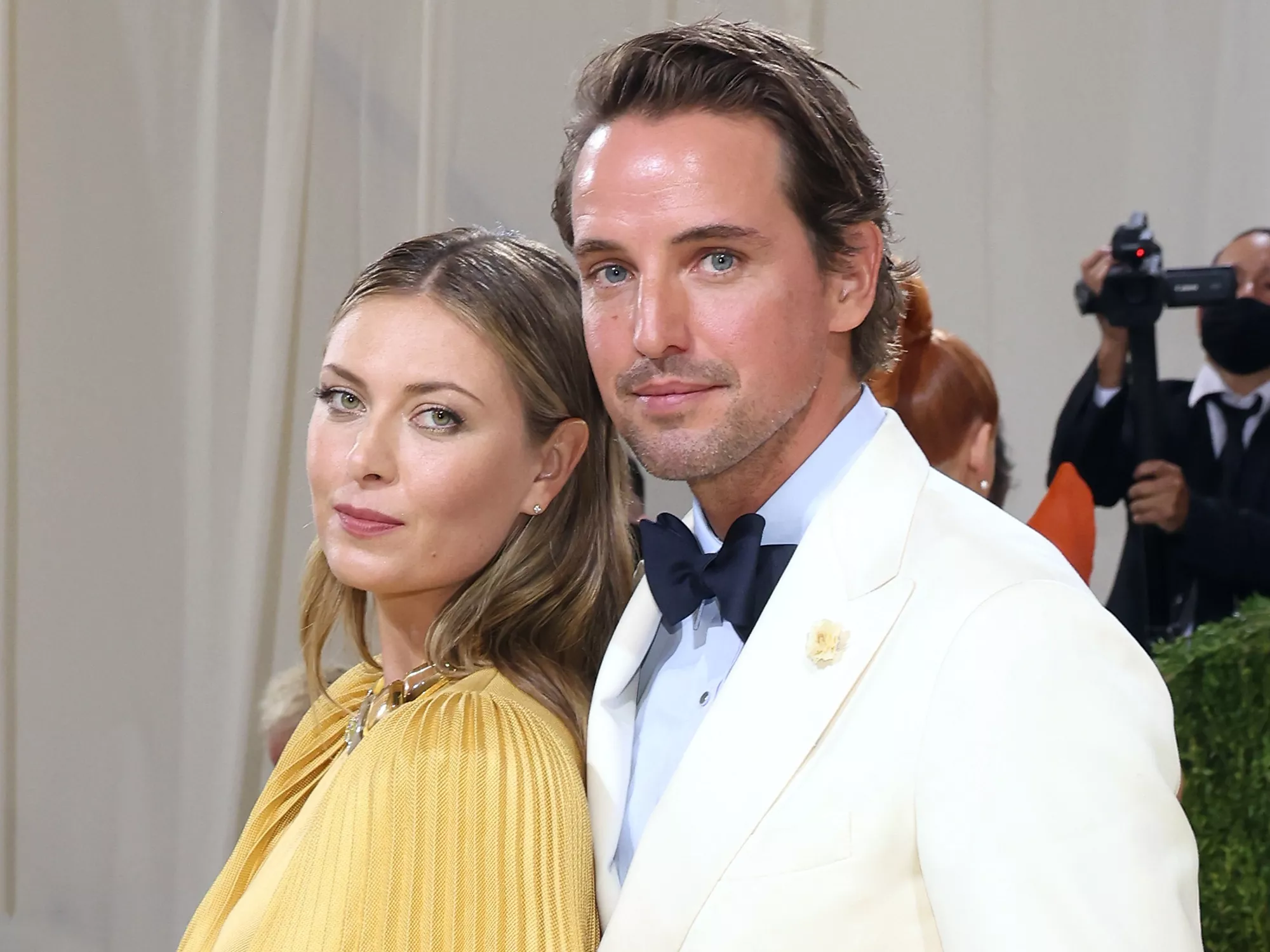 Maria Sharapova and Alexander Gilkes attend the 2021 Met Gala