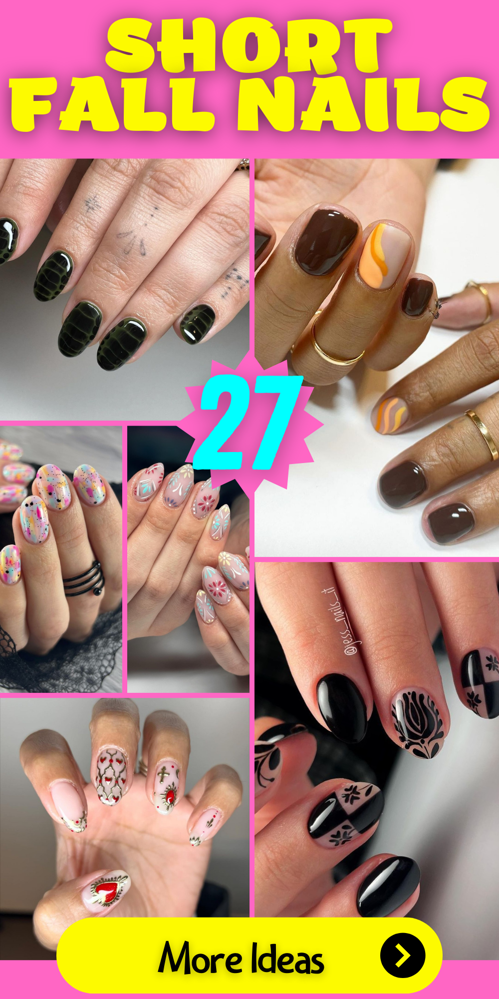 27 Chic Short Fall Nails Perfect for Any Occasion