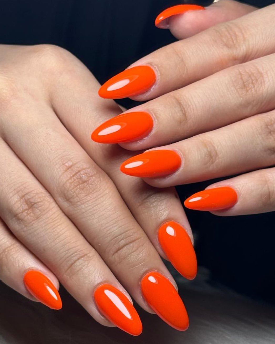 25 Ideas for Orange Fall Nails