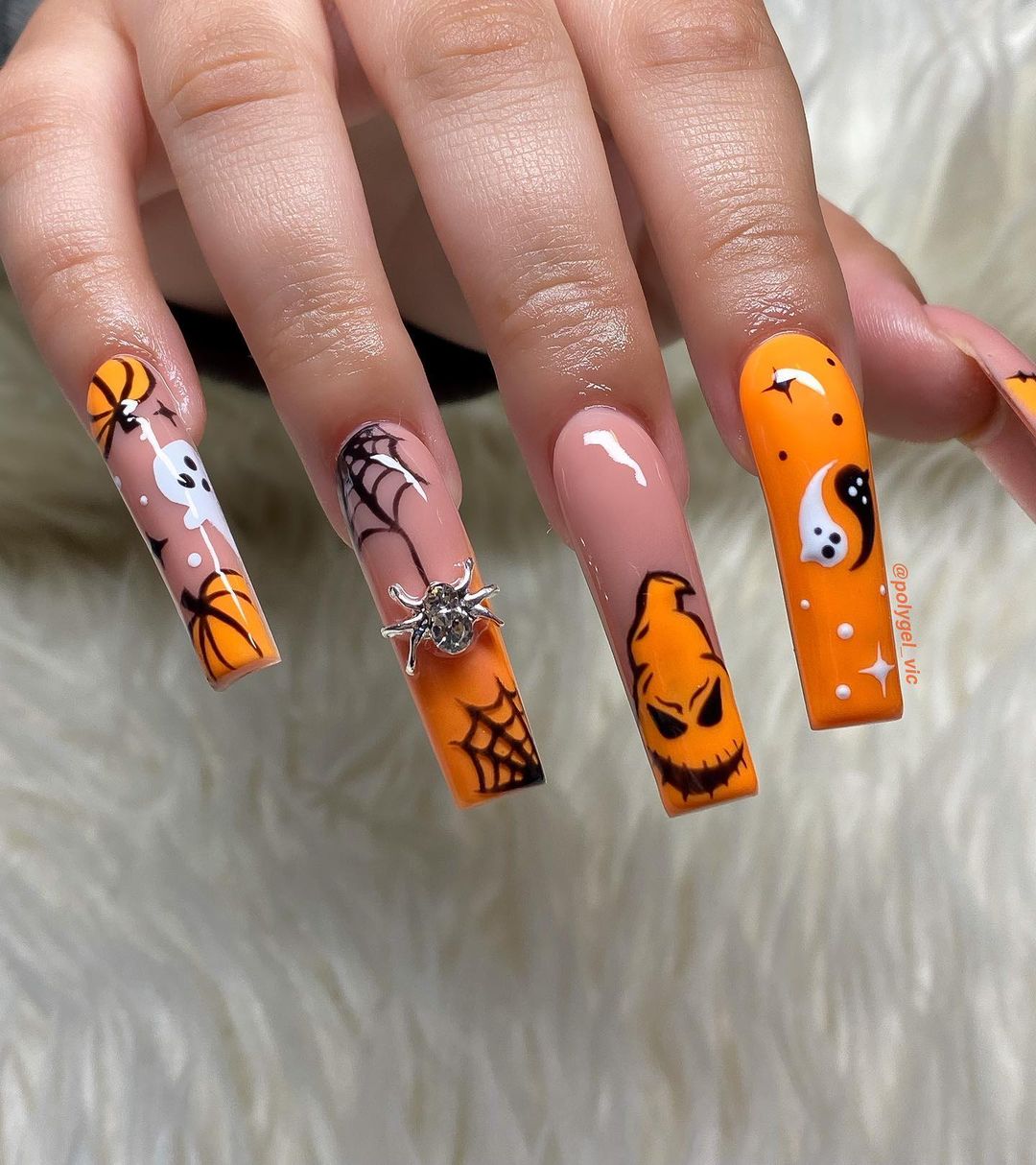 27 Stunning Ideas for Long Fall Nails 2024