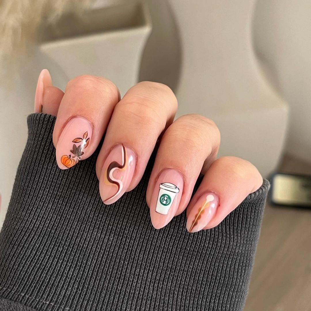 25 Creative Ideas for Fall Pumpkin Nails 2024