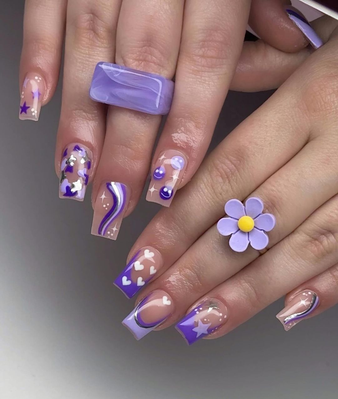 Purple Fall Nails 2024: 27 Ideas for a Stylish Season