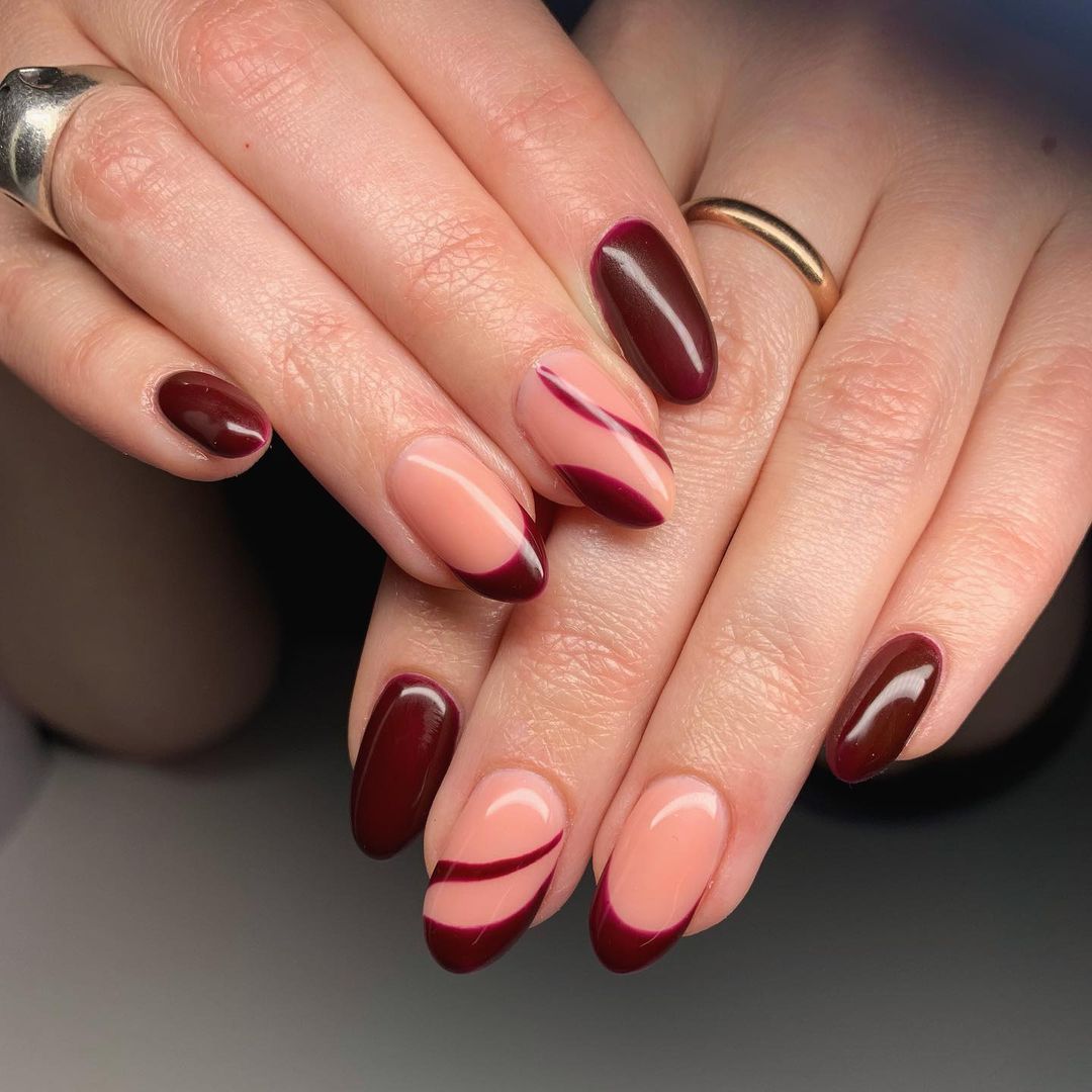 27 Ideas for Burgundy Fall Nails 2024