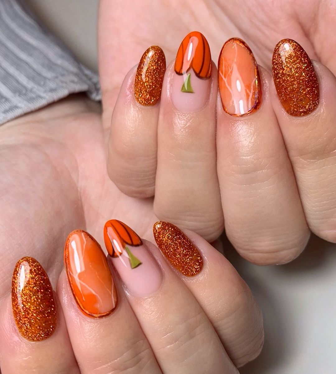 25 Creative Ideas for Fall Pumpkin Nails 2024