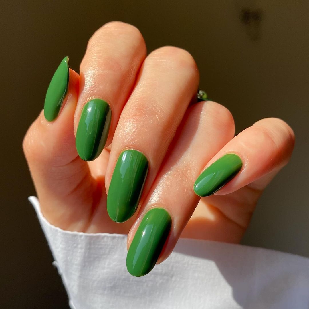 29 Ideas for Fall Green Nails