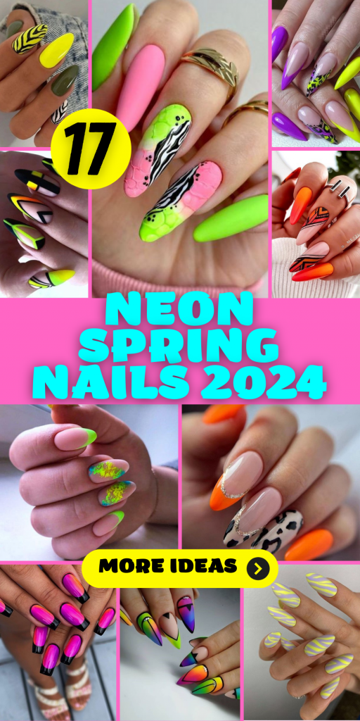 2024 Neon Spring Nails: Brighten Your Look with Vibrant Colors