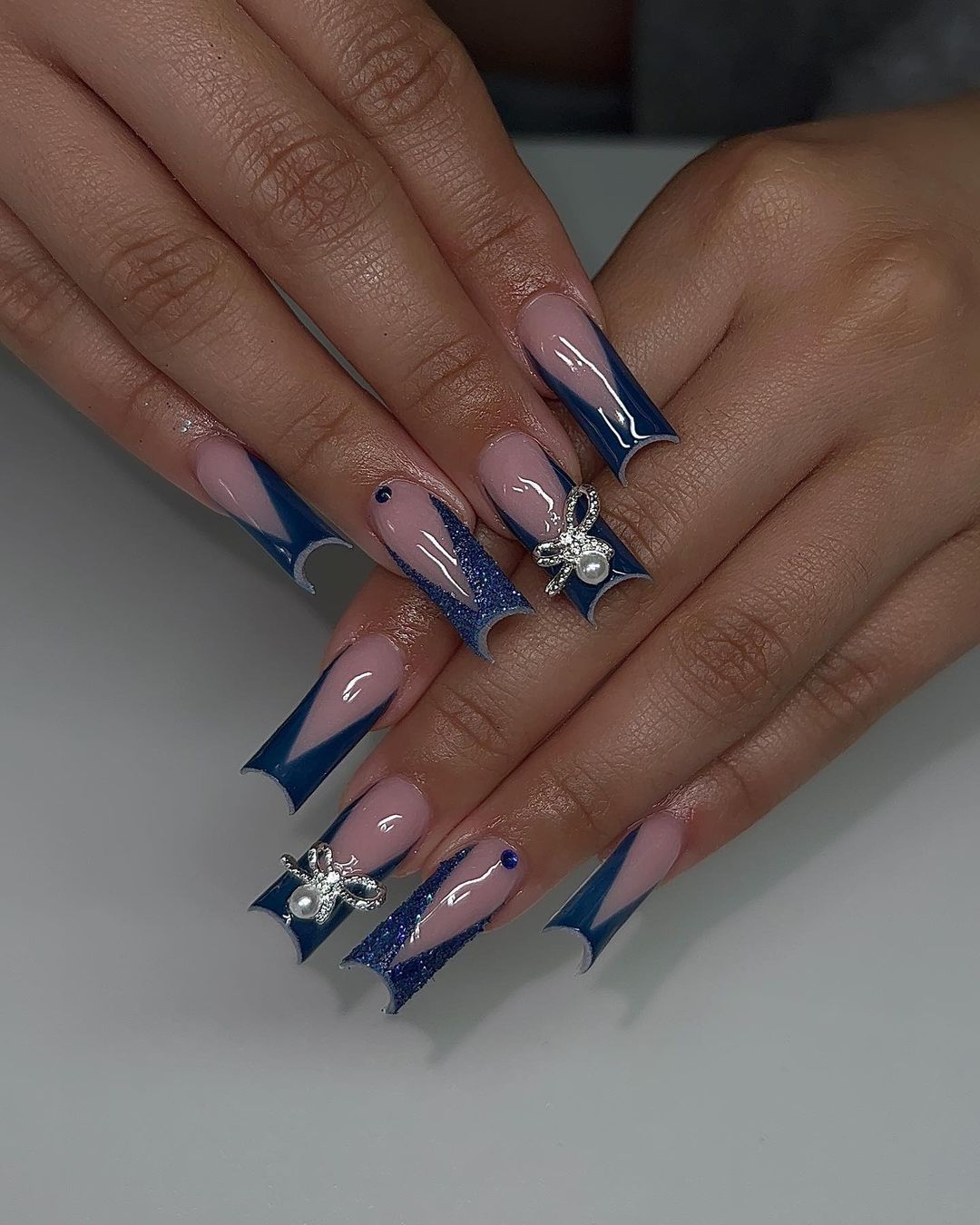 Blue Fall Nails 2024: 29 Ideas to Inspire Your Next Manicure