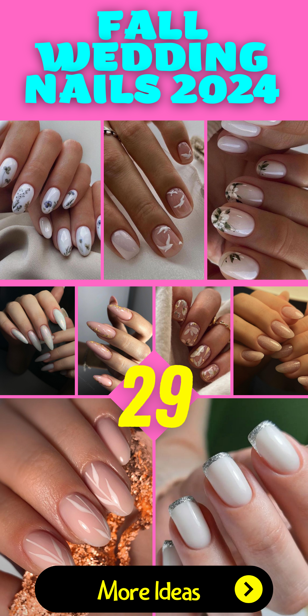 Fall Wedding Nails 2024: 29 Elegant Ideas for Your Big Day