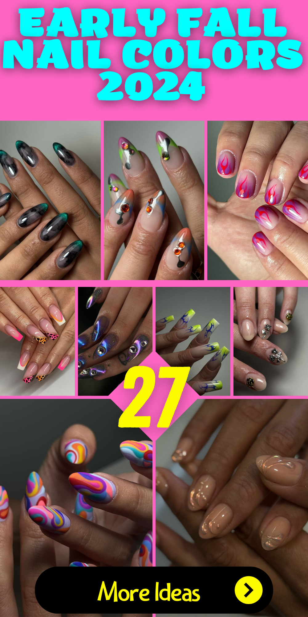 27 Inspiring Ideas for Early Fall Nail Colors 2024