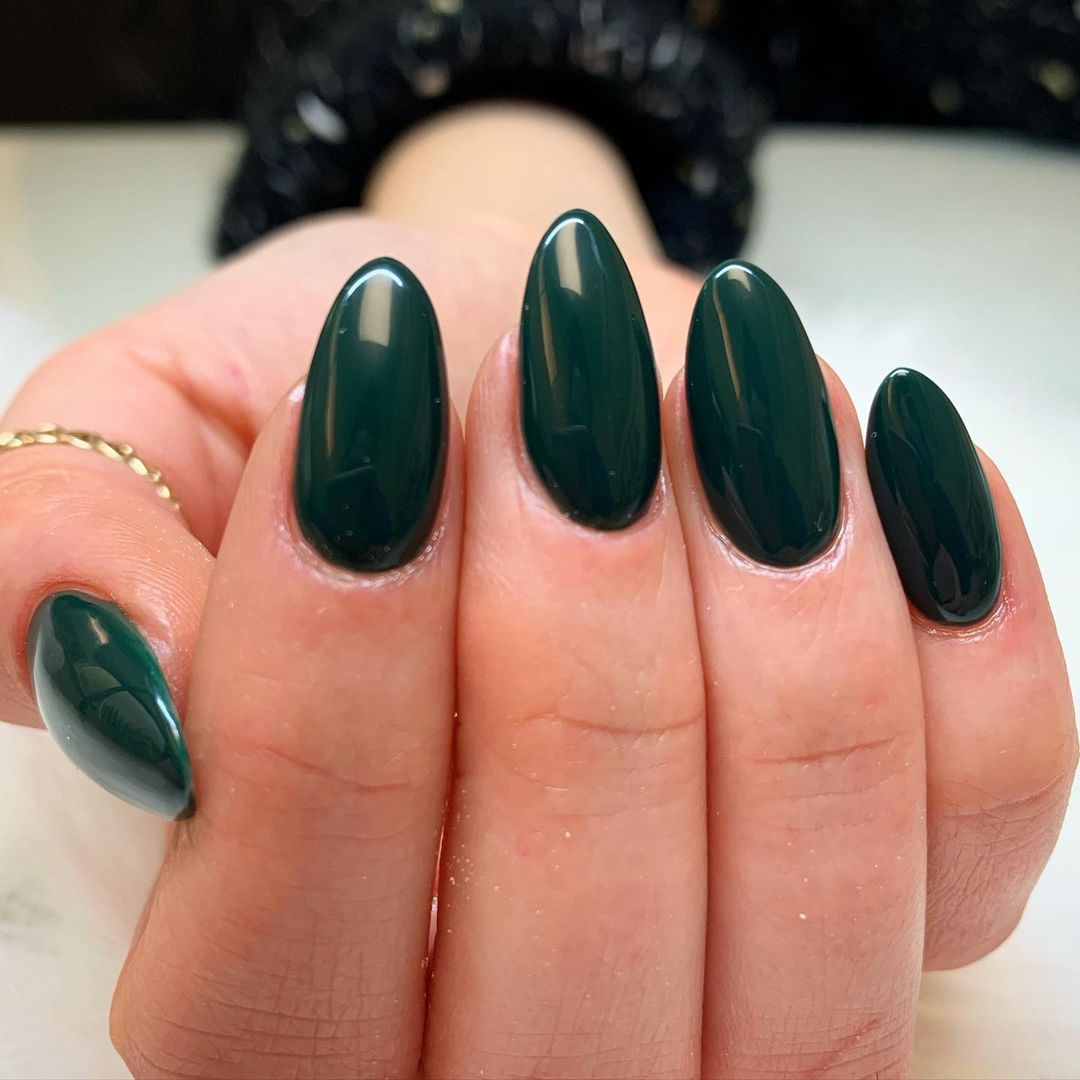 29 Ideas for Fall Green Nails