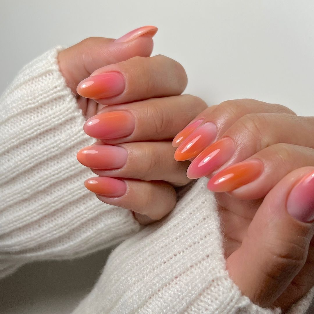 25 Ideas for Orange Fall Nails