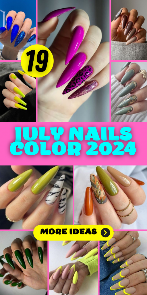 Nail the Perfect Look: July Nail Colors for 2024 Summer Vibes