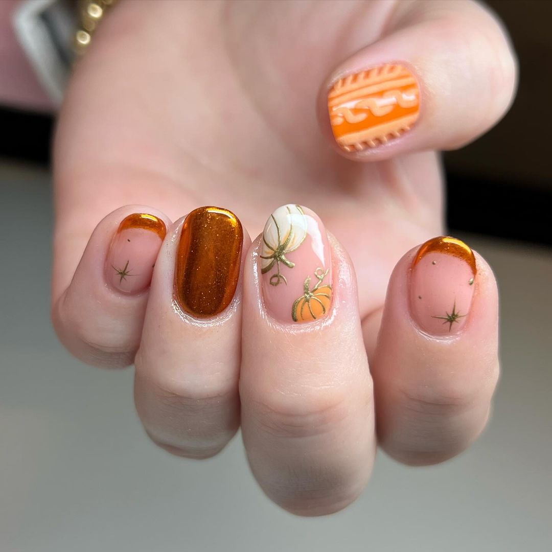 27 Chic Short Fall Nails Perfect for Any Occasion