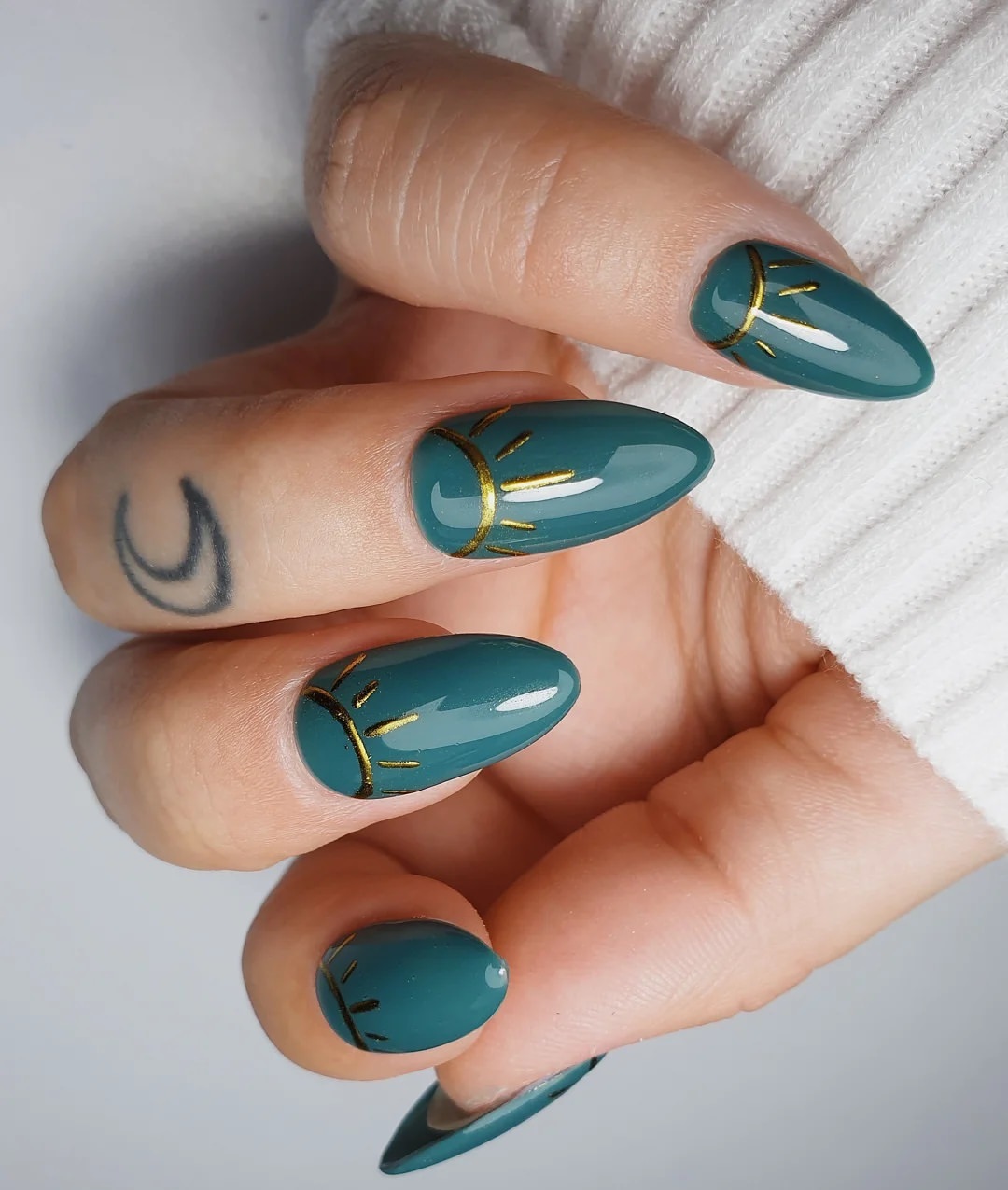 29 Ideas for Fall Green Nails