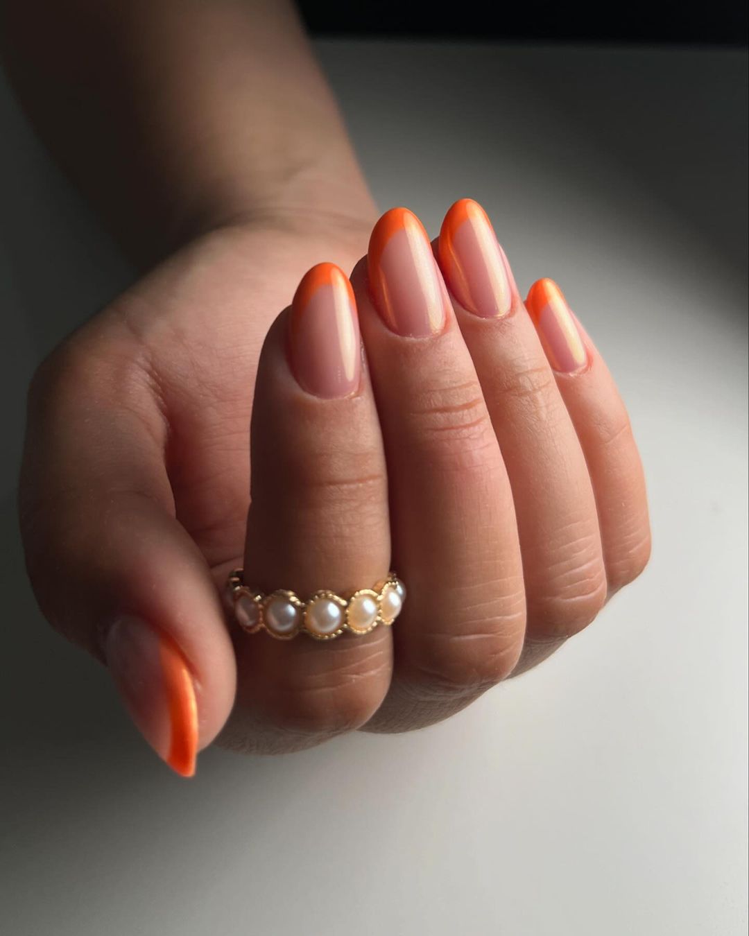 25 Ideas for Orange Fall Nails