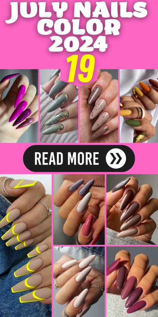 Nail the Perfect Look: July Nail Colors for 2024 Summer Vibes