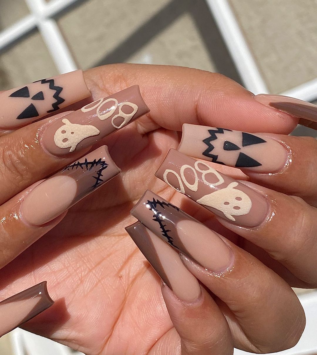 27 Stunning Ideas for Long Fall Nails 2024