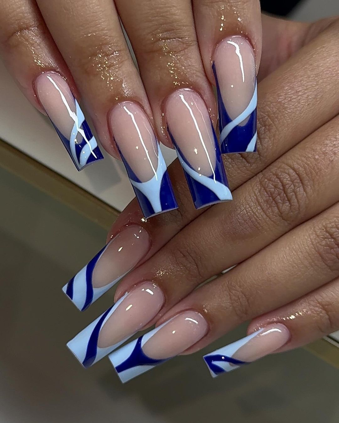 Blue Fall Nails 2024: 29 Ideas to Inspire Your Next Manicure