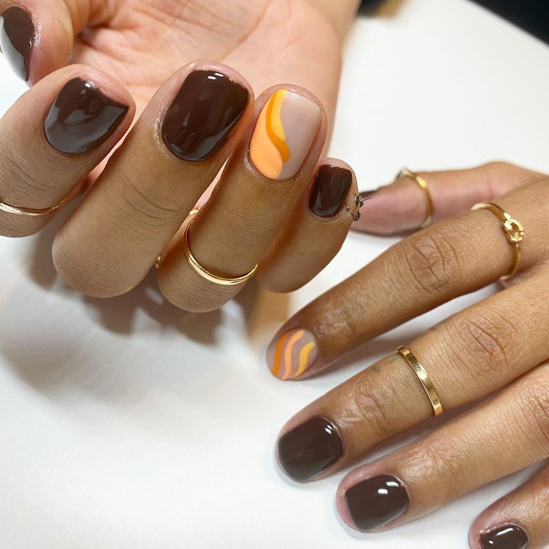 27 Chic Short Fall Nails Perfect for Any Occasion