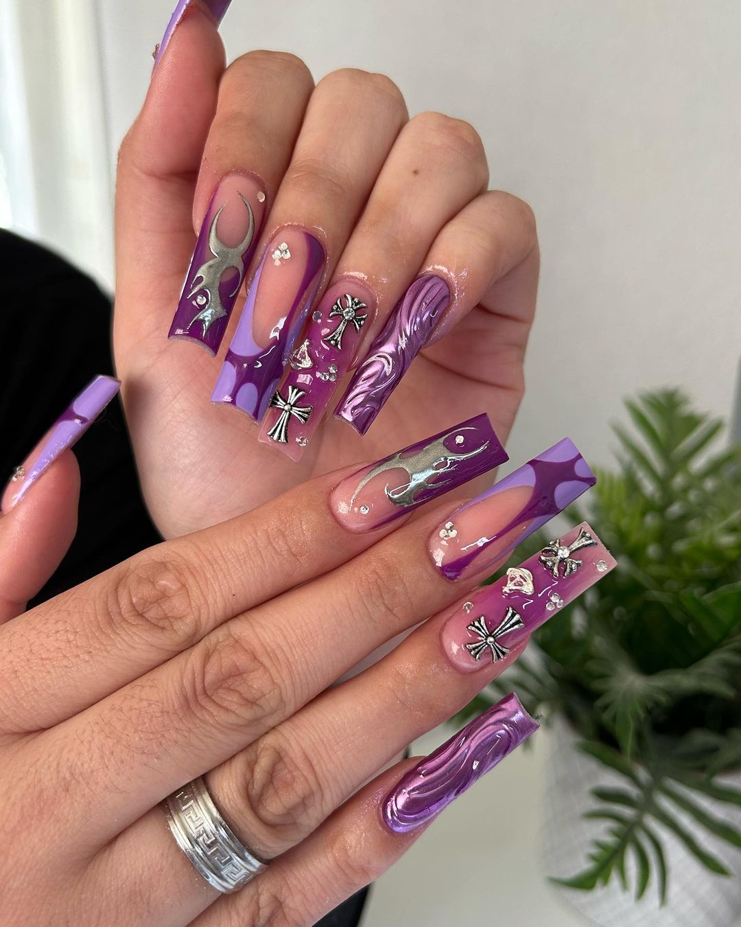 Purple Fall Nails 2024: 27 Ideas for a Stylish Season