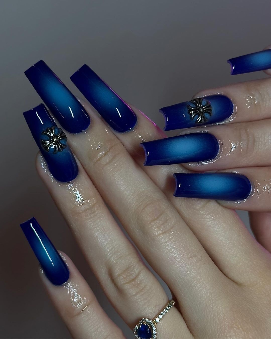 Blue Fall Nails 2024: 29 Ideas to Inspire Your Next Manicure