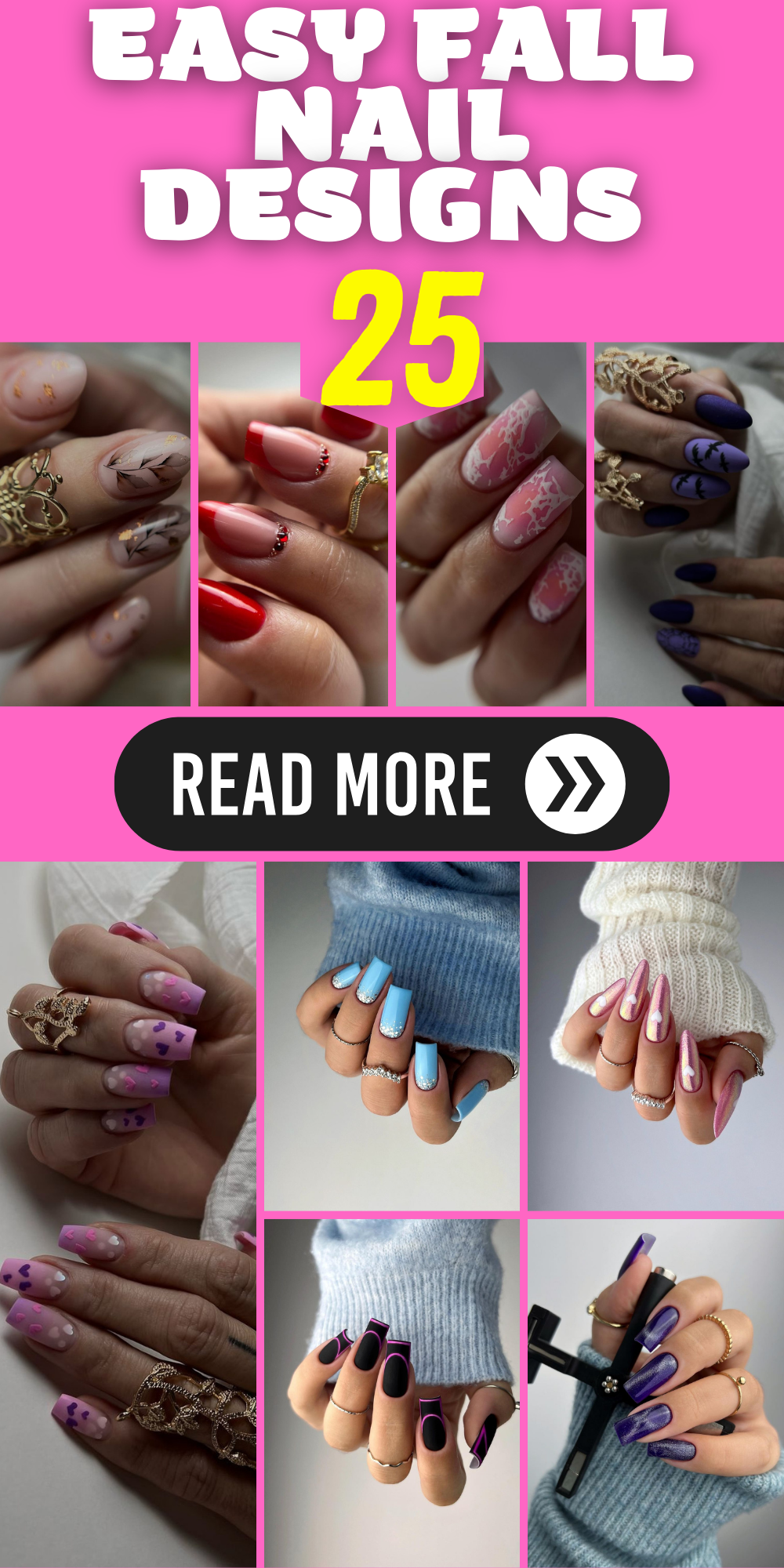 Easy Fall Nail Designs: 25 Stunning Ideas to Try This Season