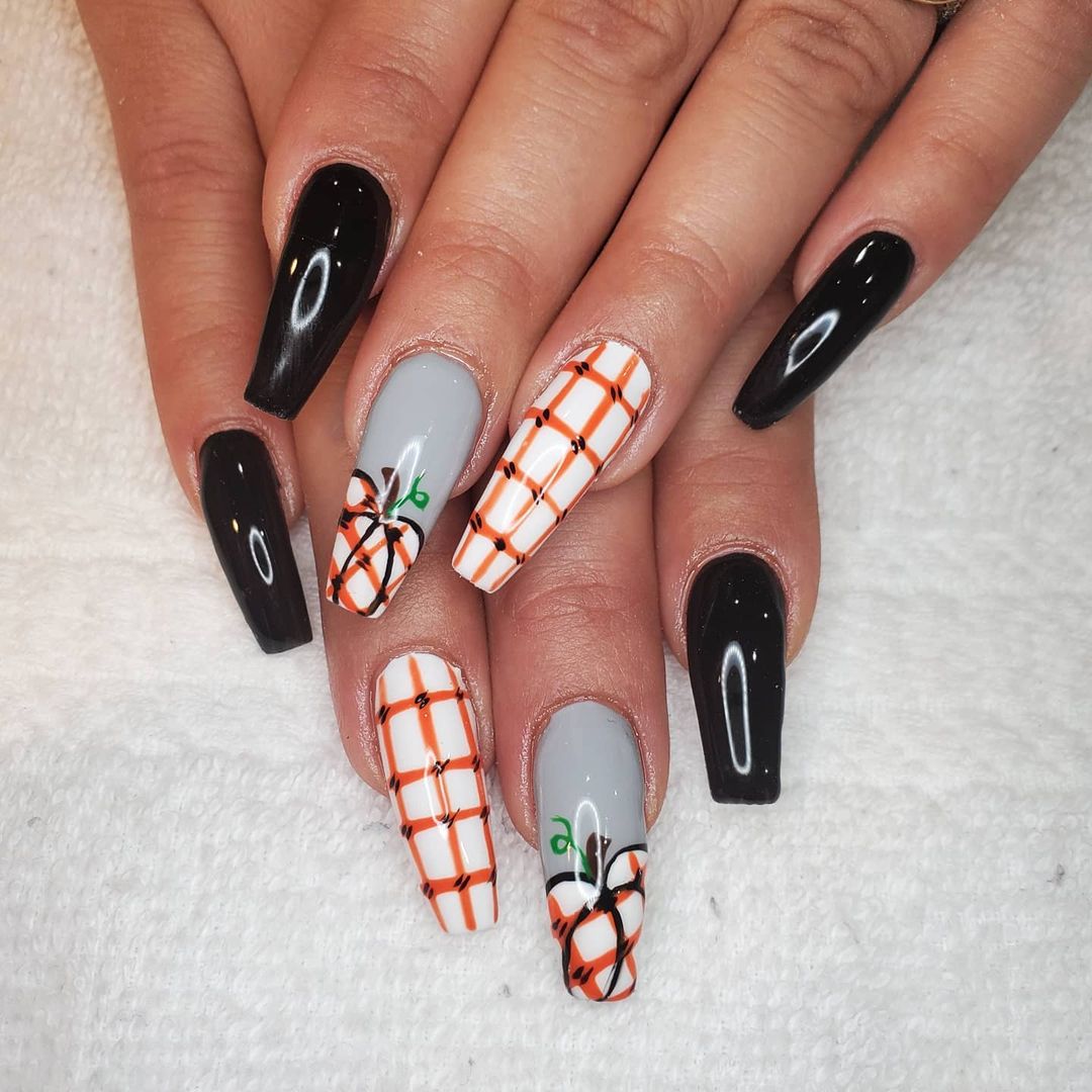 25 Creative Ideas for Fall Pumpkin Nails 2024