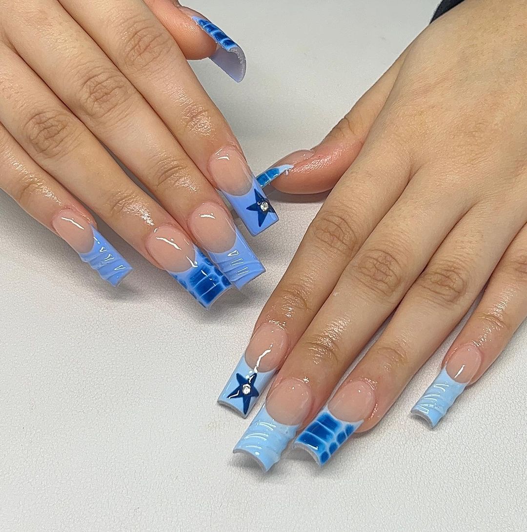 Blue Fall Nails 2024: 29 Ideas to Inspire Your Next Manicure