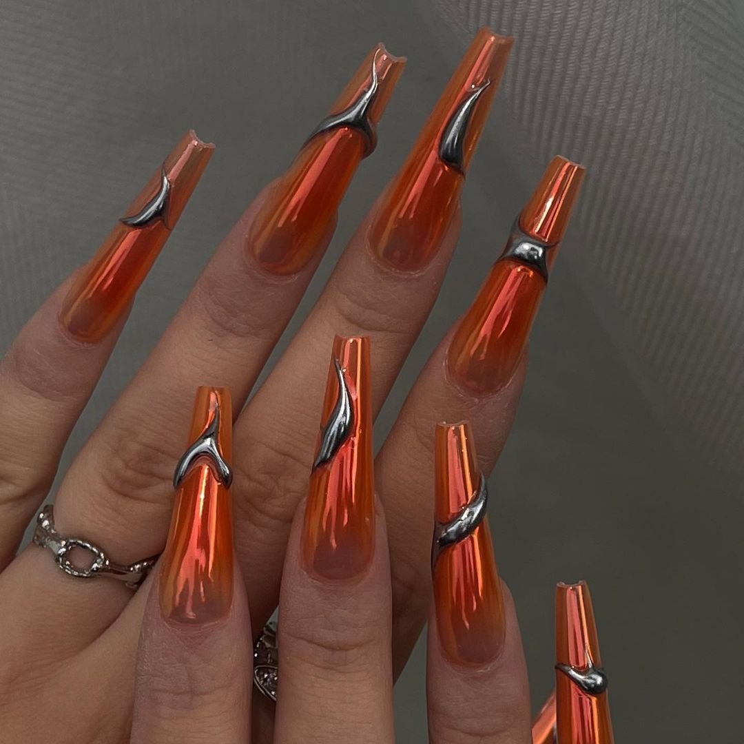 27 Gorgeous Fall Acrylic Nail Ideas You'll Want to Try