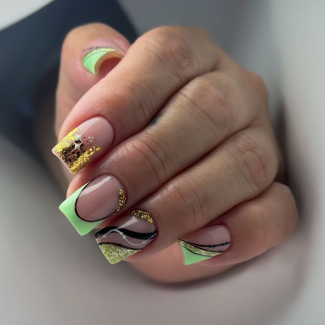 29 Ideas for Fall Green Nails