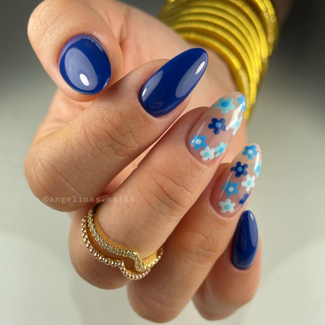 Blue Fall Nails 2024: 29 Ideas to Inspire Your Next Manicure