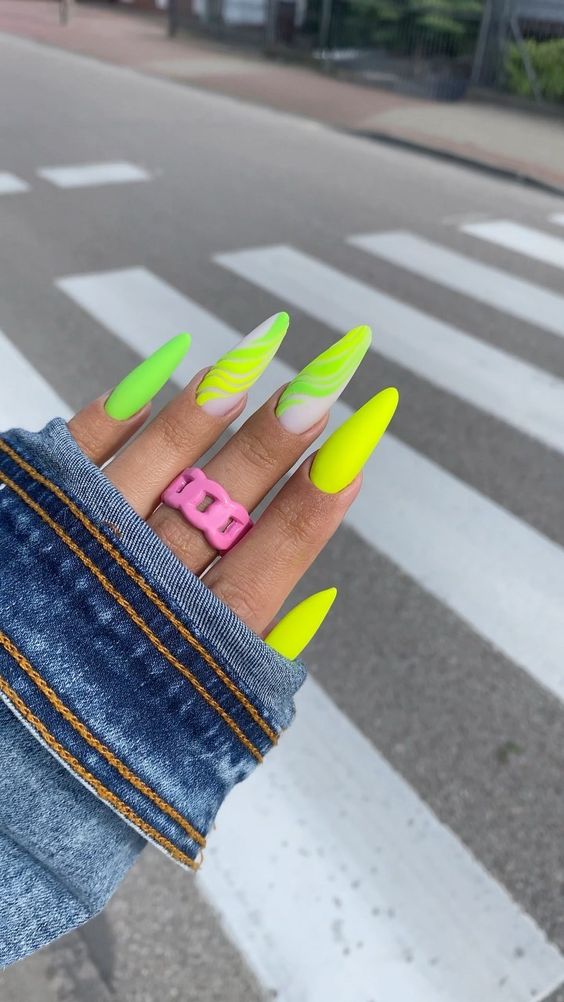 2024 Neon Spring Nails: Brighten Your Look with Vibrant Colors