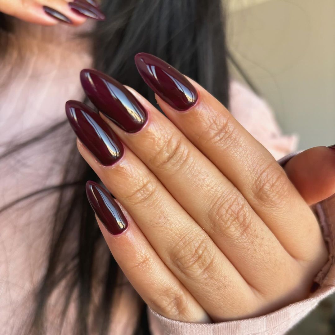 27 Ideas for Burgundy Fall Nails 2024