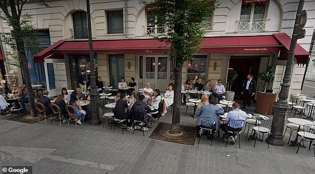 Siena is an Italian restaurant near the Tuileries Garden along the north bank of the Seine