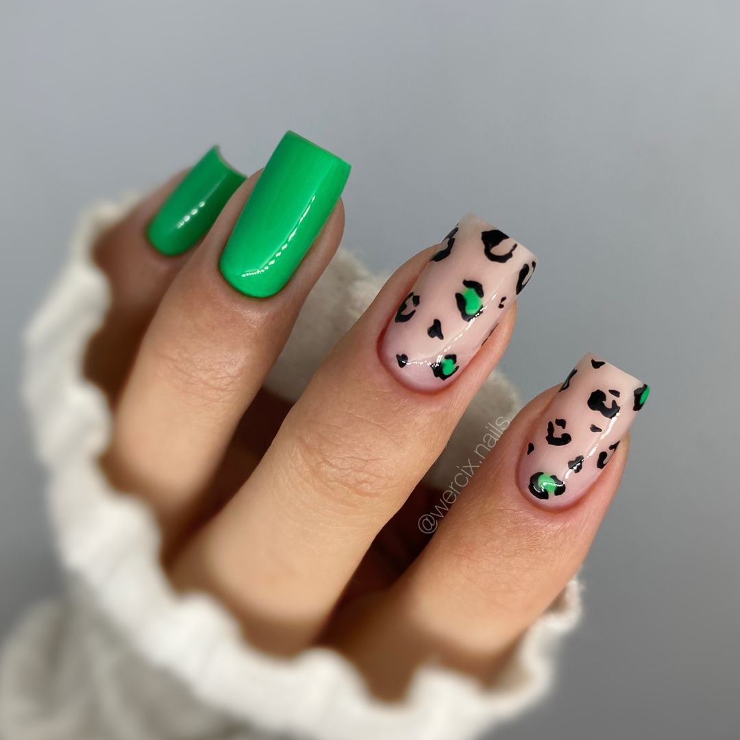 29 Ideas for Fall Green Nails