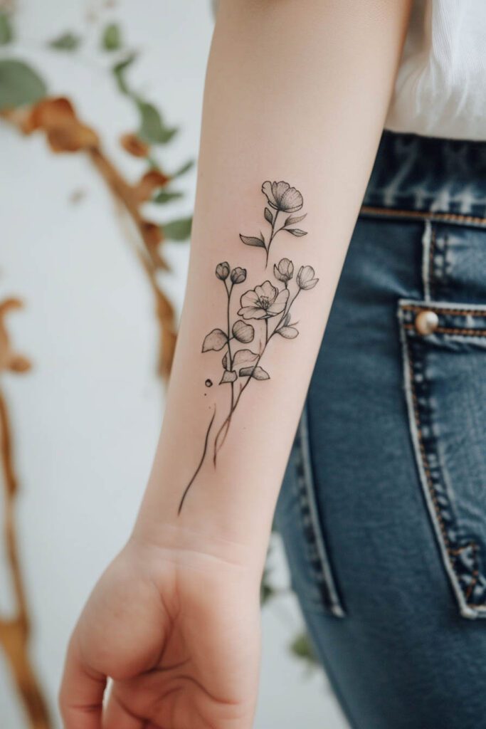 flower tattoos