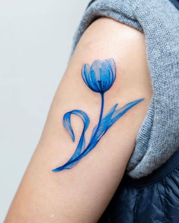 Blue Tattoos by Pokhy