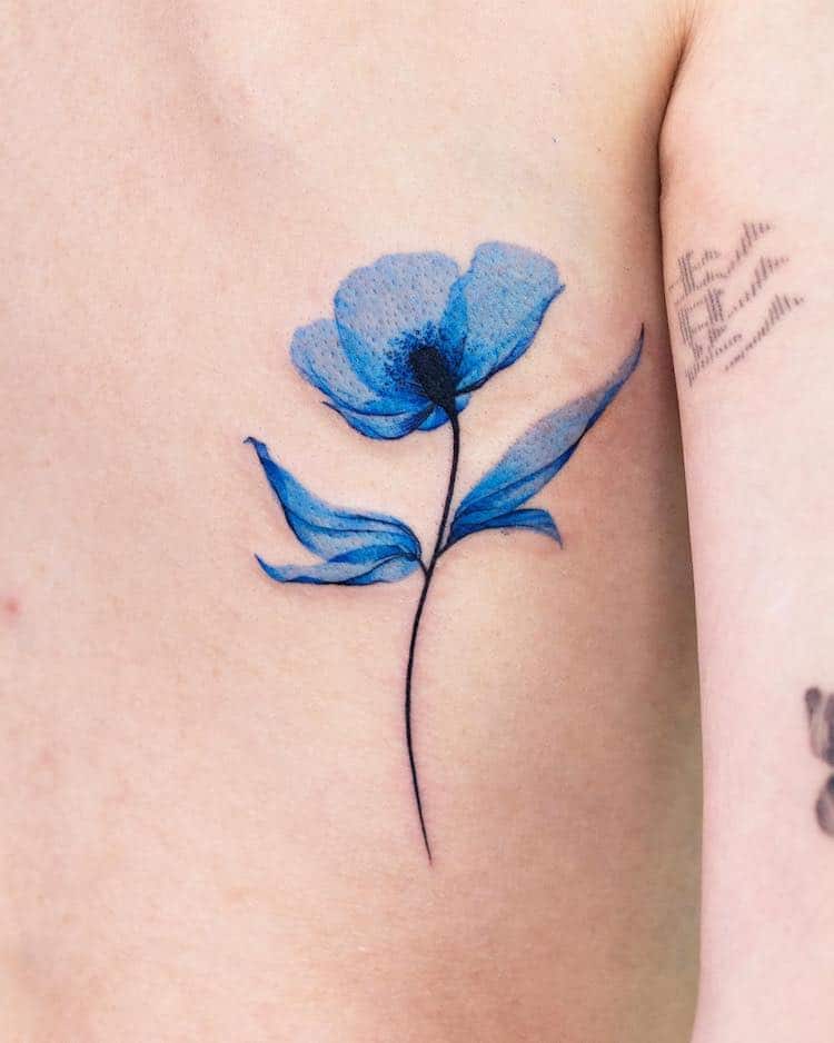 Blue Tattoos by Pokhy