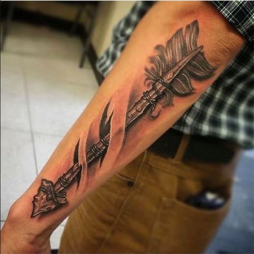 Explore 19 Unique Arrow Tattoo Ideas for 2024: Symbolism &#038; Design Inspirations for Men and Women