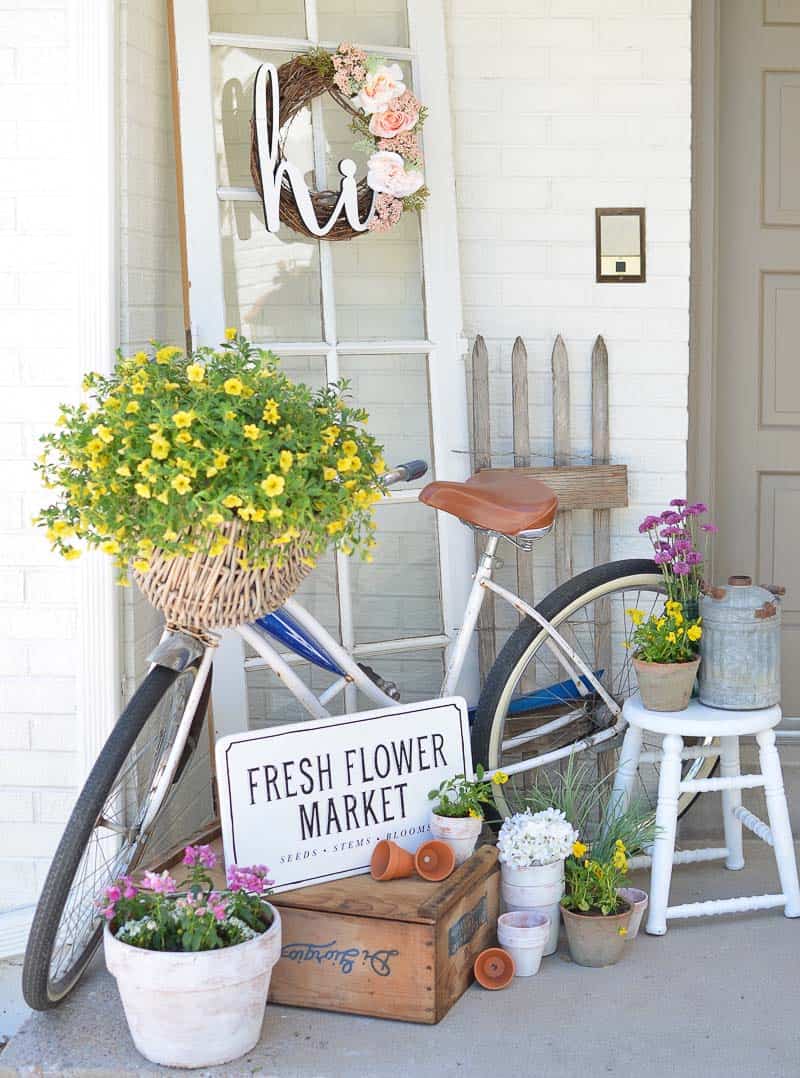 30+ Inspiring Ideas To Freshen Up Your Front Porch For Spring