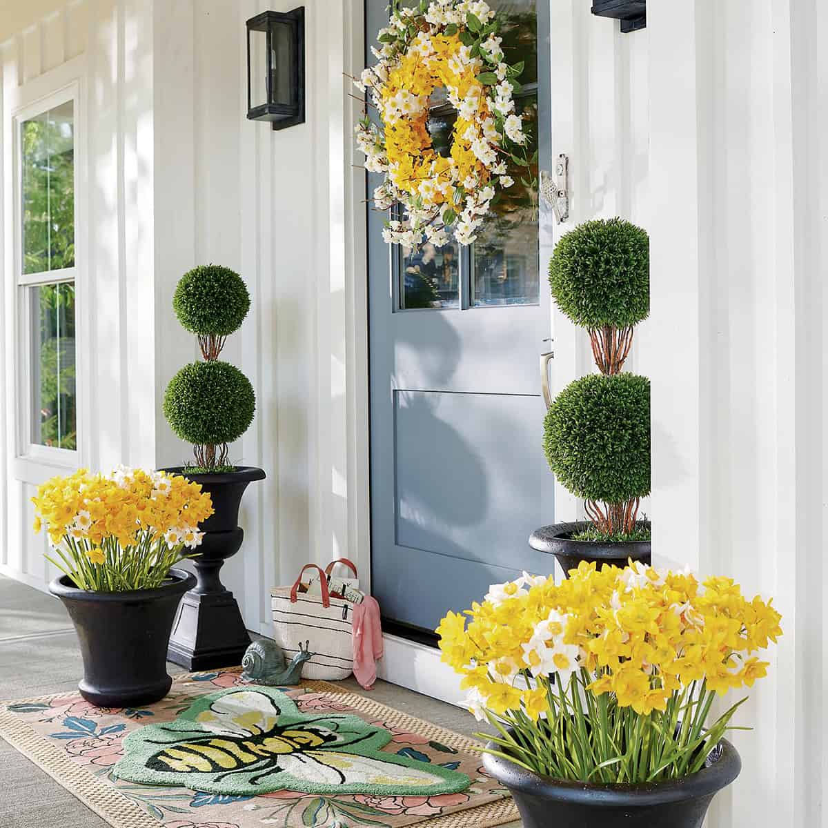 Budget Friendly Small Front Porch Decorating Ideas • Craving Some Creativity