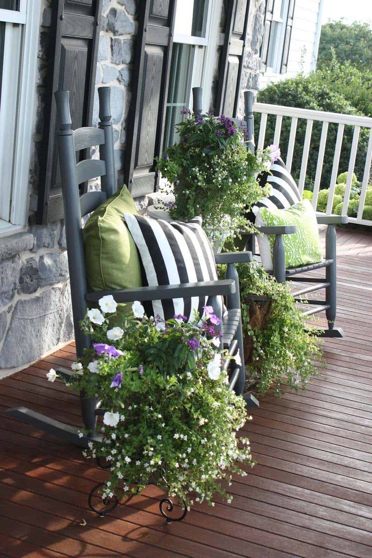 30+ Inspiring Ideas To Freshen Up Your Front Porch For Spring