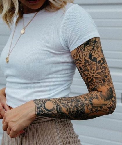 Floral Sleeve Tattoos for Women 2024: Discover Unique and Colorful Designs for Your Next Tattoo